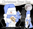 3D Christmas Treat Box Gift Set Mini Kit - Snowman Oli Wants it to Snow