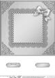 8 x 8 Metallic Lace and Bow Card Front