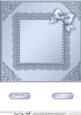 8 x 8 Metallic Lace and Bow Card Front