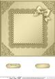 8 x 8 Metallic Lace and Bow Card Front
