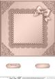 8 x 8 Metallic Lace and Bow Card Front