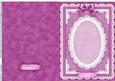 A5 Pearls, Lace and Ribbon Plain Card Base