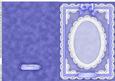 A5 Pearls, Lace and Ribbon Plain Card Base