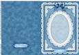 A5 Pearls, Lace and Ribbon Plain Card Base