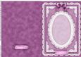 A5 Pearls, Lace and Ribbon Plain Card Base