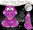 3D Cute Dino Treat Box Gift Set Mini Kit - Cute Little Bobosaur Dino