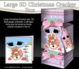 3D Large Christmas Cracker Box - Oops Rudolph is Skating!