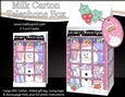 3D Christmas Phone Box Milk Carton Treat Box - Snowman Oli