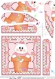 Flower Pot Friends Little Bunny Fan Pyramage Topper