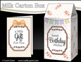 3D Sweet Treats Milk Carton Treat Box Mini Kit