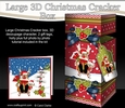3D Large Christmas Cracker Box - Rudolph is Sledging