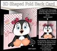 3D Shaped No-Hole Fold Back Mini Kit - Cute Little Pippa Penguin