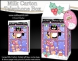 3D Christmas Phone Box Milk Carton Treat Box - Pip Penguin