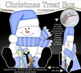 3D Christmas Treat Box Gift Set Mini Kit - Snowman Oli has Xmas Presents