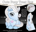 3D Cute Treat Box Gift Set Mini Kit - Cute Little Pony Icicle