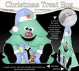3D Christmas Treat Box Gift Set Mini Kit - Fun Christmas Tree has Xmas Presents