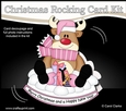 3D Shaped Rocking Christmas Card Mini Kit - Rudolph has Xmas Presents