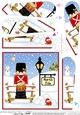 Christmas Toy Soldier is at the North Pole Fan Pyramage Topper