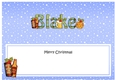 Large DL Merry Christmas BLAKE insert