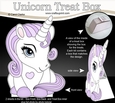 3D Cute Treat Box Gift Set Mini Kit - Cute Little Unicorn Magic