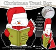 3D Christmas Treat Box Gift Set Mini Kit - Snowman Oli Reads an Xmas Book