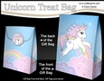 3D Gift Bag Mini Kit -  Cute Little Unicorn Sparkle