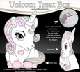 3D Cute Treat Box Gift Set Mini Kit - Cute Little Unicorn Magic