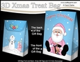 3D Christmas Gift Bag Mini Kit - Santa has Xmas Presents