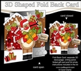 3D Shaped No-Hole Fold Back Christmas Card Mini Kit - Rudolph has Xmas Presents
