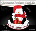 3D Shaped Rocking Christmas Card Mini Kit - Snowman Oli has Xmas Presents