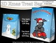3D Christmas Gift Bag Mini Kit - Little Scottie Dog