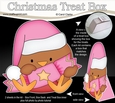3D Christmas Treat Box Gift Set Mini Kit - Bobbin Robin has an Xmas Cracker