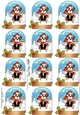 Little Boxer Dog Snow Globe Gift Tags
