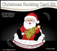 3D Shaped Rocking Christmas Card Mini Kit - Santa has an Xmas Tree