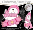 3D Christmas Treat Box Gift Set Mini Kit - Snowman Rio has an Xmas Cracker