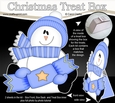 3D Christmas Treat Box Gift Set Mini Kit - Snowman Rio has an Xmas Cracker