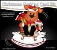 3D Shaped Rocking Christmas Card Mini Kit - Little Rusty Dog