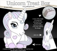 3D Cute Treat Box Gift Set Mini Kit - Cute Little Unicorn Magic