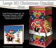 3D Large Christmas Cracker Box - Little Yorkie Dog