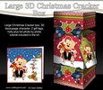 3D Large Christmas Cracker Box - Little Golden Labrador Dog