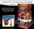 3D Large Christmas Cracker Box - Little Chocolate Labrador Dog