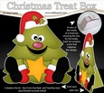 3D Christmas Treat Box Gift Set Mini Kit - Fun Christmas Tree has an Xmas Star