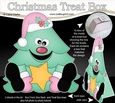 3D Christmas Treat Box Gift Set Mini Kit - Fun Christmas Tree has an Xmas Star