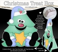 3D Christmas Treat Box Gift Set Mini Kit - Fun Christmas Tree has an Xmas Star