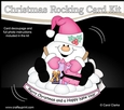 3D Shaped Rocking Christmas Card Mini Kit - Snowball Sam has Xmas Presents