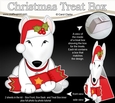 3D Christmas Treat Box Gift Set Mini Kit - Little English Bull Dog Terrier