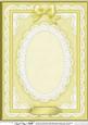 A4 Pearls, Lace and Ribbon Plain Card Base