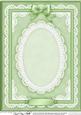 A4 Pearls, Lace and Ribbon Plain Card Base
