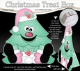 3D Christmas Treat Box Gift Set Mini Kit - Fun Christmas Tree is Snowballing