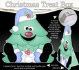 3D Christmas Treat Box Gift Set Mini Kit - Fun Christmas Tree is Snowballing